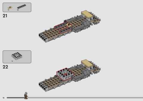 LEGO 75447 instructions page 16 – build guide