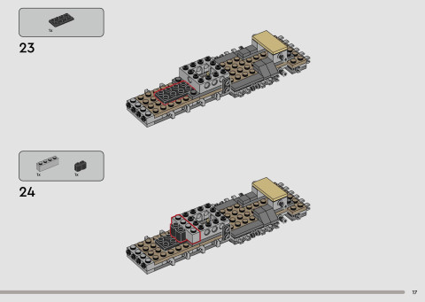 LEGO 75447 instructions page 17 – build guide