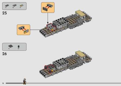 LEGO 75447 instructions page 18 – build guide