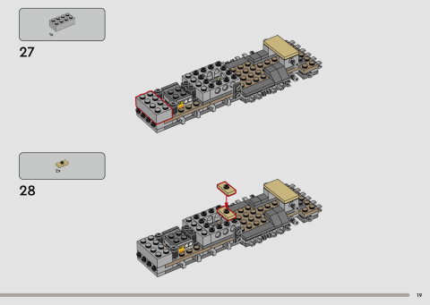 LEGO 75447 instructions page 19 – build guide