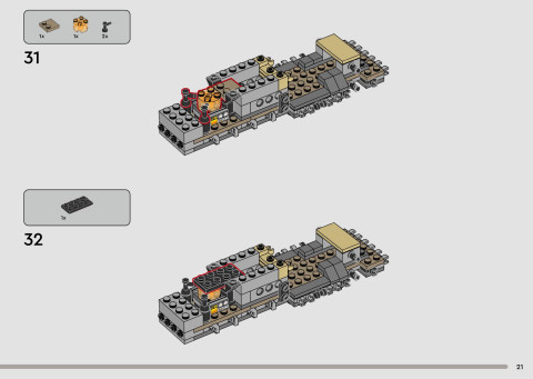 LEGO 75447 instructions page 21 – build guide