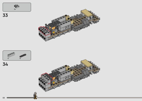 LEGO 75447 instructions page 22 – build guide