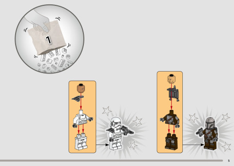 LEGO 75447 instructions page 5 – build guide