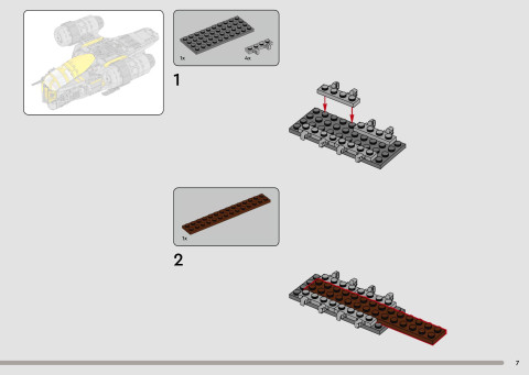 LEGO 75447 instructions page 7 – build guide