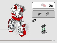 LEGO 75448 instructions page 41 – build guide
