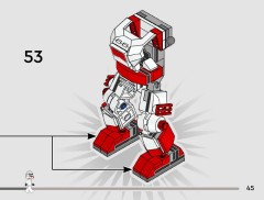 LEGO 75448 instructions page 45 – build guide