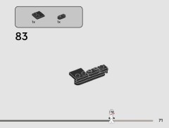 LEGO 75448 instructions page 71 – build guide
