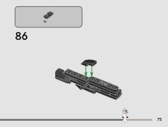LEGO 75448 instructions page 75 – build guide