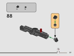 LEGO 75448 instructions page 77 – build guide