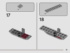 LEGO 75449 instructions page 21 – build guide