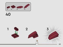 LEGO 75449 instructions page 45 – build guide
