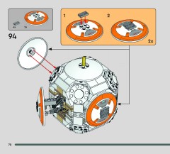LEGO 75452 instructions page 70 – build guide