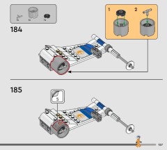 LEGO 75460 instructions page 127 – build guide