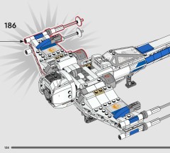 LEGO 75460 instructions page 128 – build guide