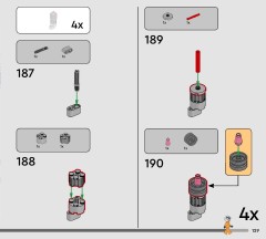 LEGO 75460 instructions page 129 – build guide