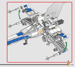 LEGO 75460 instructions page 133 – build guide