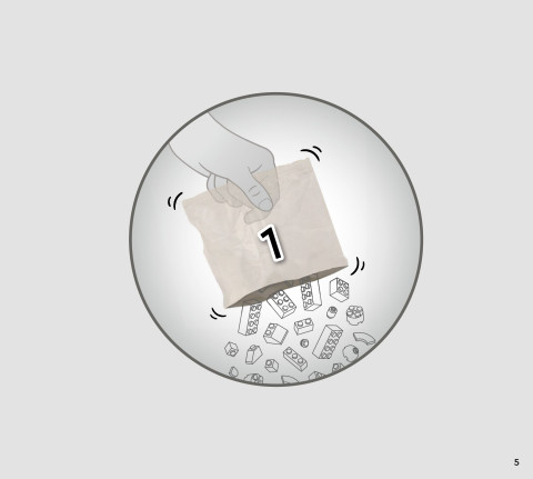 LEGO 75460 instructions page 5 – build guide