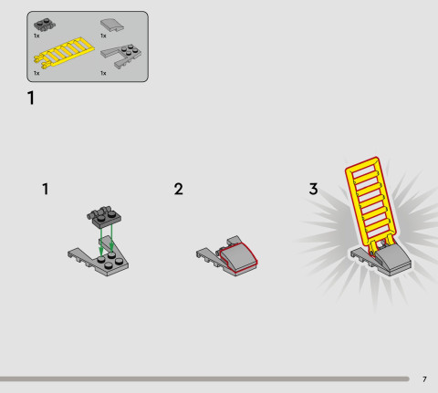 LEGO 75460 instructions page 7 – build guide