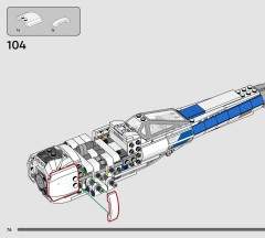 LEGO 75460 instructions page 76 – build guide