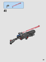 LEGO 75523 instructions page 39 – build guide