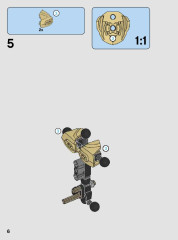 LEGO 75523 instructions page 6 – build guide