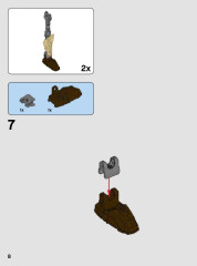 LEGO 75523 instructions page 8 – build guide