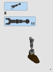 LEGO 75523 instructions page 9 – build guide