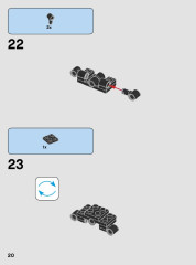 LEGO 75526 instructions page 20 – build guide
