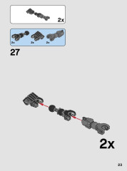 LEGO 75526 instructions page 23 – build guide