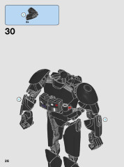 LEGO 75526 instructions page 26 – build guide