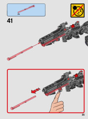 LEGO 75526 instructions page 35 – build guide