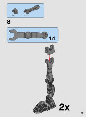 LEGO 75526 instructions page 9 – build guide