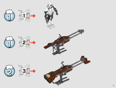 LEGO 75532 instructions page 3 – build guide