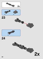 LEGO 75533 instructions page 20 – build guide