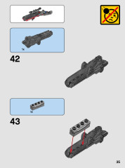 LEGO 75533 instructions page 35 – build guide