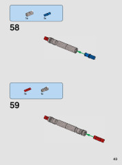 LEGO 75537 instructions page 43 – build guide