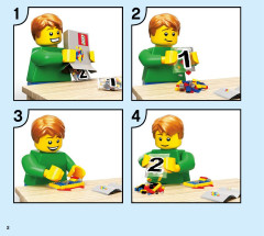 LEGO 75550 instructions page 2 – build guide