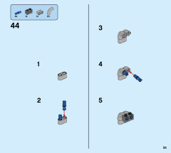 LEGO 75550 instructions page 55 – build guide