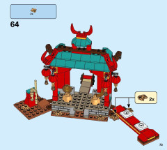 LEGO 75550 instructions page 73 – build guide