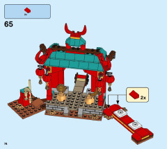 LEGO 75550 instructions page 74 – build guide