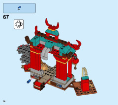 LEGO 75550 instructions page 76 – build guide