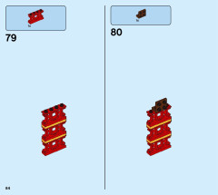 LEGO 75550 instructions page 84 – build guide