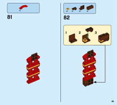 LEGO 75550 instructions page 85 – build guide
