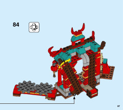 LEGO 75550 instructions page 87 – build guide