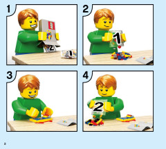 LEGO 75551 instructions page 2 – build guide
