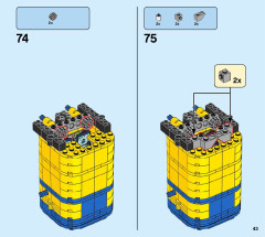 LEGO 75551 instructions page 43 – build guide