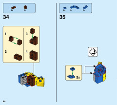 LEGO 75551 instructions page 84 – build guide