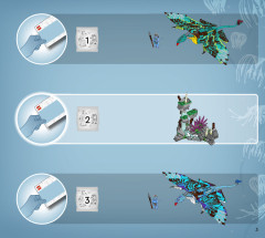 LEGO 75572 instructions page 3 – build guide