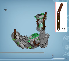 LEGO 75572 instructions page 61 – build guide