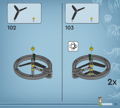 LEGO 75573 instructions page 73 – build guide